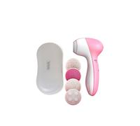Debenhams 4In1 Cleansing Brush - Cleanser, Exfoliating, Massage And Nail Buffer In Pink pink