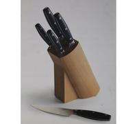 Debenhams 5-Piece Triple Rivet Knife Block Set