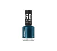 Rimmel 60 Seconds Super Shine Nail Polish, 103 Emerald, Quick-Dry Nail Polish, Ultra-Shiny Finish, Easy to Apply, Vibrant Colour, Long-Wearing, Clean and Improved Formula, Vegan, 8ml