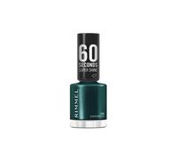 Rimmel 60 Seconds Super Shine Nail Polish, 105 Evergreen, Quick-Dry Nail Polish, Ultra-Shiny Finish, Easy to Apply, Vibrant Colour, Long-Wearing, Improved Formula, Vegan, 8ml
