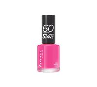 Rimmel 60 Seconds Super Shine Nail Polish, 322 Neon Fest, Quick-Dry Nail Polish, Ultra-Shiny Finish, Easy to Apply, Vibrant Colour, Long-Wearing, Improved Formula, Vegan, 8ml