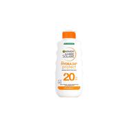 Garnier Ambre Solaire SPF 20 Hydra 24 Hour Protect High Protection UVB & UVA Hydrating Sun Cream Lotion with Vitamin C, Water Resistant, Non-Greasy, Fast Absorbing 175ml
