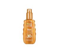 Garnier Ambre Solaire Fake Tan, Ideal Bronze SPF30 Milk-In Spray, Tan Enhancing, with Vitamin E, High UVA & UVB Protection, Water Resistant, Non-Greasy, Uniform & Glowing Tan, No Self-Tan, 150ml