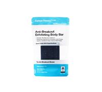 Carbon Theory Body Scrub Exfoliator Bar - Activated Charcoal Body Soap Bar, Tea Tree Body Wash Bar - Body Acne Treatment, Shea Butter, Charcoal and Tea Tree Soap Bar - Back Acne Treatment, 100g