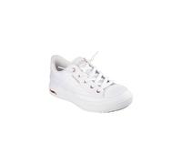 Skechers Women's Arch Fit Canvas Arcade White | Size: 8 Skechers White 8