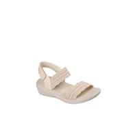 Skechers Arya Slingback Metallic Knit Sandals, Cream, Size 8, Women Cream