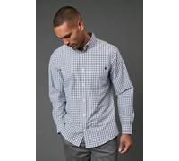 Debenhams Black And White Check Long Sleeve Shirt In Black/white Black/White S