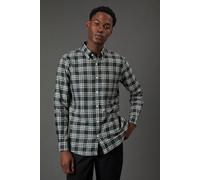 Debenhams Black Cypher Check Long Sleeve Shirt black XL