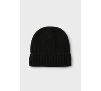 Debenhams Men's Black Fleece Lined Beanie Hat