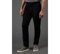 Maine Men's Black Premium Slim Fit Chino Trousers | Size: 38S Maine Black 38S