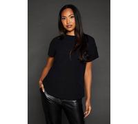 Debenhams Black Sequin Insert T-Shirt black 14