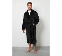 Debenhams Black Shawl Collar Dressing Gown black