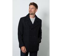 Debenhams Men's Black Wool Blend Peacoat | Size: 2XL