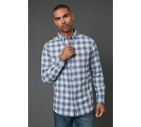 Debenhams Blue Glen Check Long Sleeve Shirt blue M