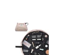 The Flat Lay Co. Open Flat Makeup Bag In Blush Pink