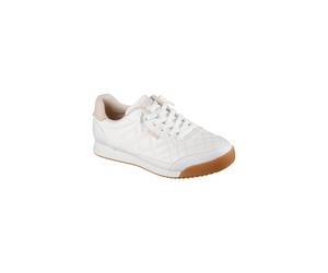 Debenhams Bobs Billie Wild Comfort Quilted Faux Lace Sneaker White white