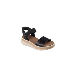 Debenhams Bobs Sun Ray Slip-Ins Perforated Duraleather Sandals Black black