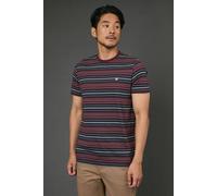 Debenhams Burgundy Heritage Stripe T-Shirt burgundy XL