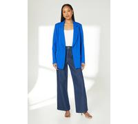 Debenhams Button Detail Double Breasted Blazer In Cobalt cobalt 12