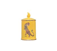 Debenhams Ceramic Tiger Yellow Candle 500G multi One Size