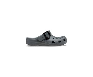 Debenhams Classic Buckle Clog Carbon In Dark Grey dark grey