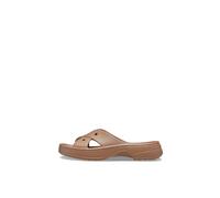 Crocs Women Slide,Classic Womens Cross Strap,Milk Chocolate,5 UK Women