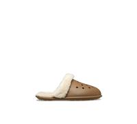 Debenhams Classic Fuzz Scuff Slipper Sepia In Brown brown
