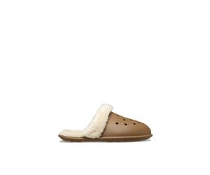 Debenhams Classic Fuzz Scuff Slipper Sepia In Brown brown