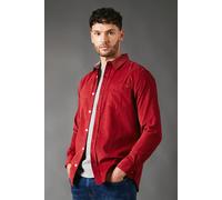 Debenhams Corduroy Long Sleeve Shirt In Red red XL