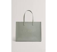 Debenhams Women's Crinkle Extra Large Icon Bag Mid Grey