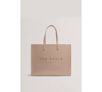 Debenhams Crinkle Extra Large Icon Bag Stone stone