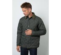 Debenhams Men's Dark Green Cord Collar Diamond Quilted Jacket | Size: Medium
