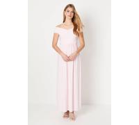 Debut London by Coast Bardot Pleated Jersey Bridesmaid Dress Debut London Blush 14