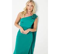 Debenhams Debut London By Coast Corsage And Cape Detail Midi Dress In Green green 8