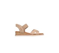 Debenhams Desert Kiss Slip-Ins Washed Canvas Cross Strap Sandal Natural Washed Canvas natural 6
