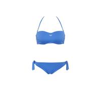 Debenhams Ea Rem.cups Band + Bow Brazilian Bikini Blue blue L