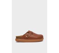 Scholl Women's Fae Chunky Suede Cognac in Tan | Size: 38 Scholl Tan 38