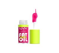 NYX Professional Makeup Lip Gloss, Fat Oil Lip Drip Clear Lip Gloss, Lip Oil, Up to 12 Hour Hydration, Non-Sticky Texture and High Shine Finish, Shade: Supermodel