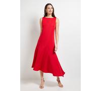 Debenhams Formal Drop Waist Midi Dress In Red red