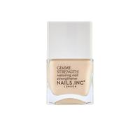 Nails Inc Gimme Strength Nail Treatment, Restoring Strengthener, Vegan Collagen, Shimmering Nail Highlighter, Durable & Strong Nails, Promote Nail Health, Cruelty Free, Vegan, 14 ML