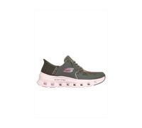 Debenhams Glide-Step Pro Mesh Bungee Slip-Ins With Air-Cooled Memory Foam Trainers - Olive olive