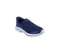 Skechers Women's Go Walk 8 Nova Sneaker, Navy Textile/Trim, 6 UK