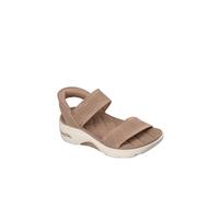Debenhams Go Walk Arch Fit 2.0 Sandalslip-Ins Shiny Yarn Knit Quarter Strap Sandal Tan