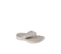 Debenhams Go Walk Flex Sandal Quick-Dry Textured Knit 3 Point Sandal Taupe taupe