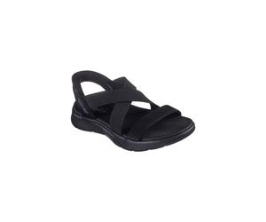 Debenhams Go Walk Flex Sandal Slip-Ins Sparkle Gore Cross Band Qtr Strap Sandal Black black