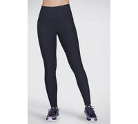 Skechers Women's GOFLEX Rib FL HW Legging, Black, S