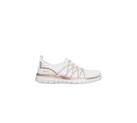 Debenhams Graceful - Metallic Detail Bungee White/ Rose Gold Knit white
