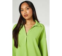Principles Women's Green Premium Twill Overhead Top in Lime | Size: 12 Principles Lime 12