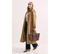 Debenhams Heritage Cord Collar Trench Coat In Camel camel