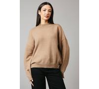Debenhams High Neck Jumper In Khaki khaki M